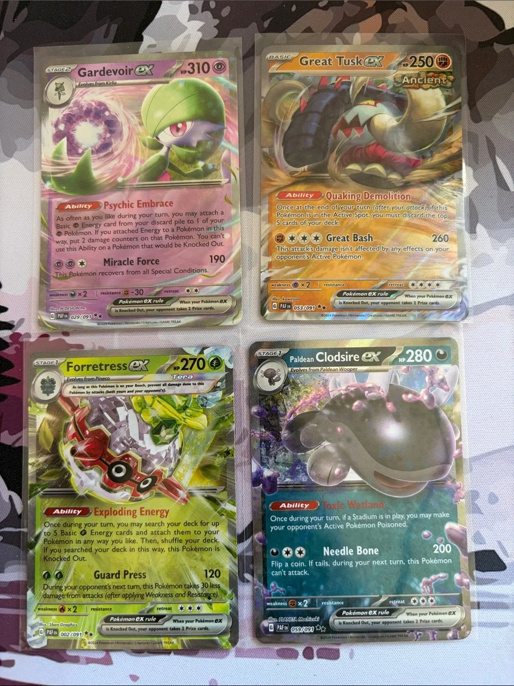 Paldean Fates Pokémon Holo ex Card Lot ✨ | 4 Cards ✨5/$25✨